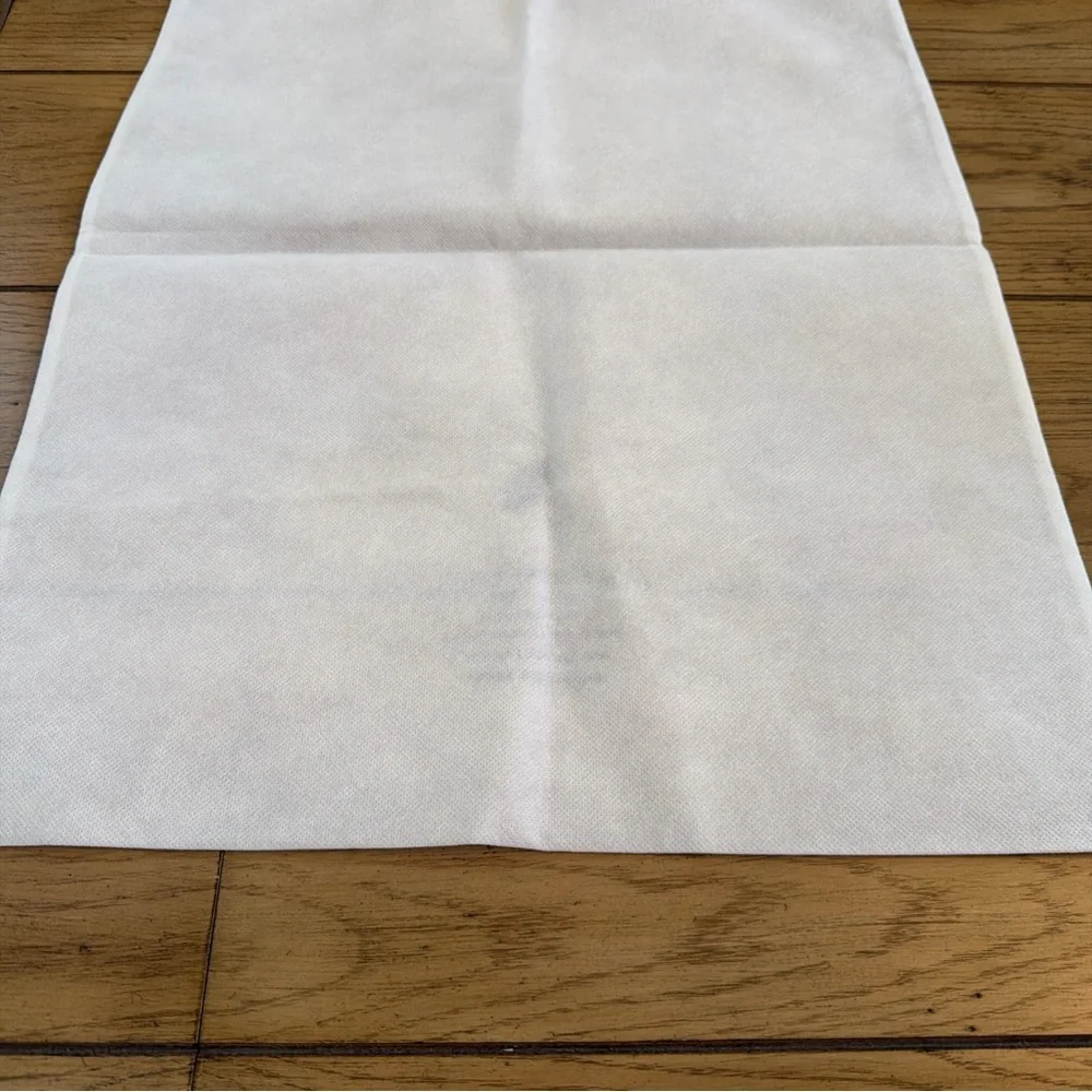 White Laundry Bag with Drawstring